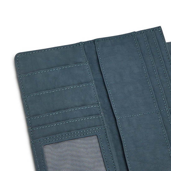Portefeuilles Kipling Money Land Snap Bleu Marine Grise | FR 1419OK